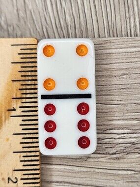4:6 Replacement Domino Large Dot Shiny Color 1½ X ¾ X ¼ Dominoes